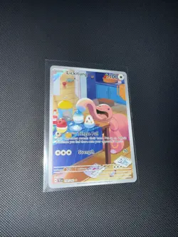 Pokemon TCG Lickitung 180/162 Temporal Forces Illustration Rare NM - Image 3