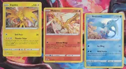 🌀 SWIRL 🌀 Legendary Birds Sword & Shield Cosmos Holo Rares Pokemon TCG - Image 1