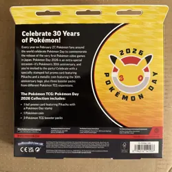 IN HAND Pokemon TCG: Pokemon Day 2026 Collection Box 30th Anniversary - Image 2