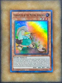 Yugioh Vernusylph of the Misting Seedlings DABL-EN026 Super Rare 1st Ed NM - Image 1