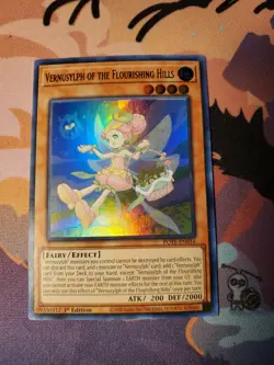 Yu-Gi-Oh! Vernusylph of the Flourishing Hills POTE-EN016 Ultra Rare 1st Ed NM - Image 1