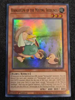 Yugioh Vernusylph of the Misting Seedlings DABL-EN026 Super Rare 1st Ed NM - Image 1