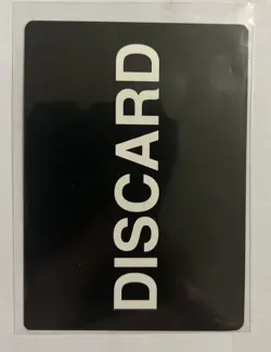 2023 Disney Lorcana Discard Bold Error Card NM Black Background - Image 1