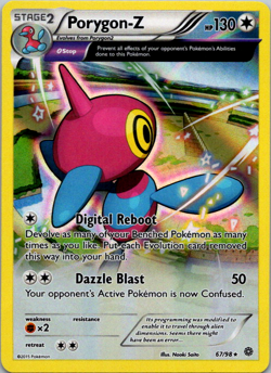 Porygon-Z 67/98 Reverse Holo Rare XY Ancient Origins Pokemon Card NM - Image 1