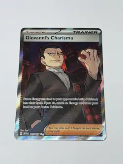 Giovanni's Charisma SR 197/165 Ultra Rare Pokemon Card Scarlet & Violet 151 NM - Image 1