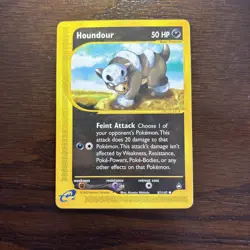 Pokemon TCG Aquapolis Houndour Common Non-Holo Card 87/147 - Image 1