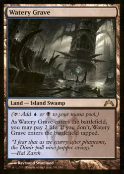 Watery Grave Gatecrash Regular MTG Card 249 Magic: The Gathering - Image 1