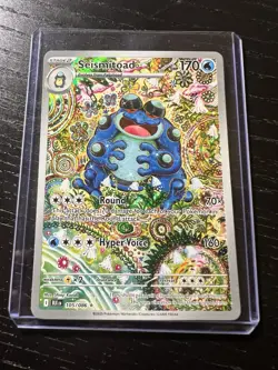 Pokemon Seismitoad 170 HP Black Bolt 105/086 Illustration Rare Holo Card - Image 2