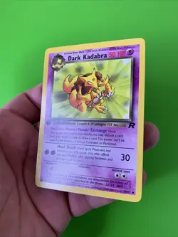 Dark Kadabra 39/82 1st Edition Team Rocket Pokemon Card LP+ - Image 3