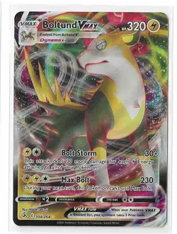 Boltund VMAX 104/264 Pokemon Fusion Strike Sword & Shield Ultra Rare Card NM - Image 1