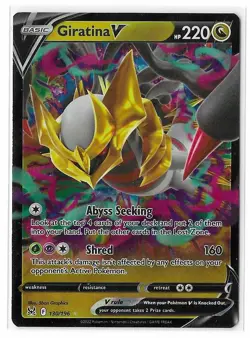 Giratina V - 130/196 - Pokemon Lost Origins Sword & Shield Ultra Rare Card NM - Image 1
