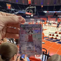 🔥🏀One Piece Monkey.D.Luffy US College Basketball Promo Card *SEALED*🔥🏀 - Image 2