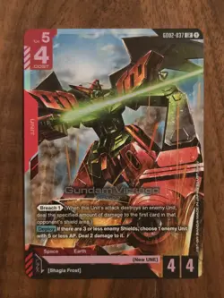 Gundam Virsago LR GD02-037 - Gundam TCG Card Game Dual Impact - Image 1