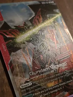 Gundam Virsago LR GD02-037 - Gundam TCG Card Game Dual Impact - Image 3