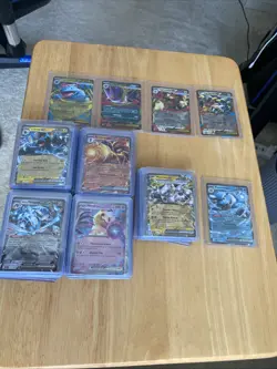 55 Pokemon Ex Card Lot From Scarlet And Violet & Mega Ev Era Sleeved And TL - Image 1