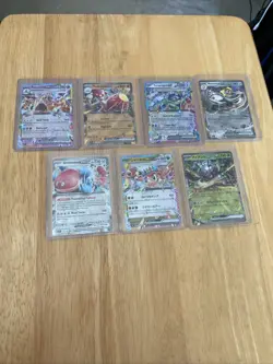 55 Pokemon Ex Card Lot From Scarlet And Violet & Mega Ev Era Sleeved And TL - Image 5