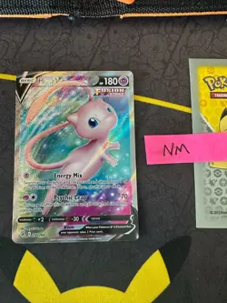 Pokemon Card Mew V SwSh Fusion Strike Full Art 250/264 249 💎NM💎 - Image 1