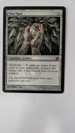 Mox Opal MScars of Mirrodin MTG NM Free shipping with tracking 1 - Image 1