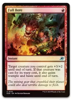 Full Bore #135 (Foil) (NM) Edge of Eternities EOE Magic MTG - Image 1