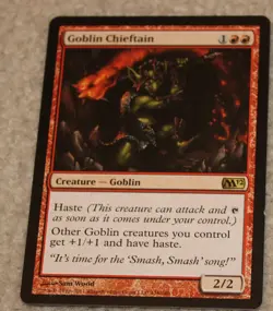 MTG Goblin Chieftain Core Set 2012 (M12) Regular Magic The Gathering - Image 1