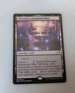 Takenuma, Abandoned Mire, 278/302 MTG Regular Rare NM - Image 3