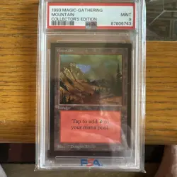 1993 Magic: the Gathering ✨MOUNTAIN✨ CE PSA 9 MtG WOTC - Image 1