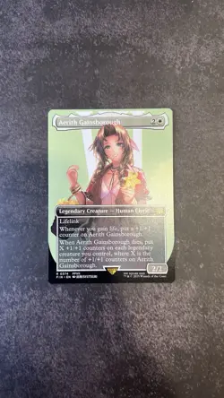 Aerith Gainsborough (Borderless) 0374 Final Fantasy MTG (NM) - Image 3