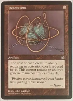 Heartstone Stronghold LP Uncommon MTG Magic the Gathering - Image 1