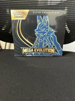 Pokemon Mega Evolution Elite Trainer Box Lucario Riolu Booster Promo English - Image 1