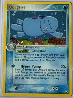 Pokemon Quagsire EX Team Rocket Returns 26/109 Reverse Holo STAMPED 2004 - Image 1