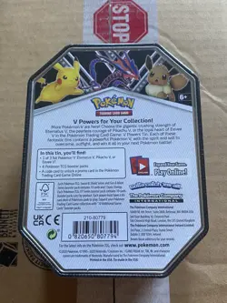CASE OF 12: Sealed Pokemon TCG Pikachu V Powers Tin 2020 (4 packs) 820650807794 - Image 5