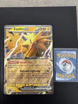 Pokemon Zapdos ex 049 Scarlet & Violet Promo Jumbo Holo EX 200HP Voltaic Float - Image 1
