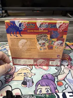 Pokemon TCG Sealed Sword and Shield Base Set ETB Elite Trainer Box Zacian - Image 4