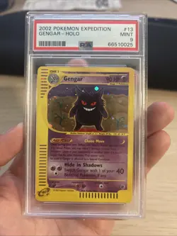 Gengar Holo 2002 Pokemon Expedition 13/165 PSA 9 - Image 1