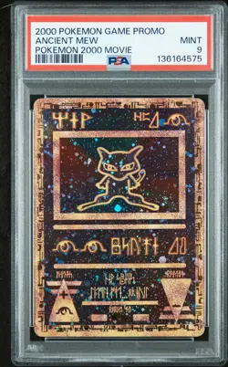 2000 POKEMON GAME MOVIE POKEMON 2000 MOVIE ANCIENT MEW PSA 9 - Image 1