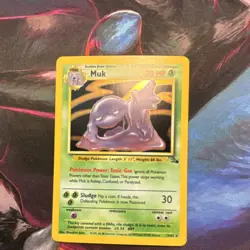 Pokemon Muk Fossil Holo Rare 13/62 Unlimited WOTC English 1999 - Image 1