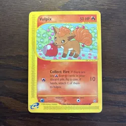 Vulpix Aquapolis Near Mint 116/147 Regular Pokemon Common eSeries - Image 1