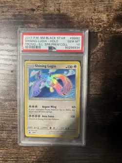 2017 Pokemon SM Promo Shining Lugia & Shining Ho-oh PSA 10 Sequential Set - Image 2