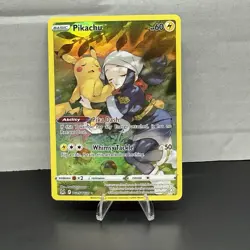 Pokemon TCG Pikachu TG05/TG30 Trainer Gallery Full Art Lost Origin, NM - Image 1
