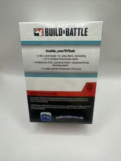 Pokemon Destined Rivals Build&Battle Play L2 Scarlet&Violet Sealed Brand New - Image 3