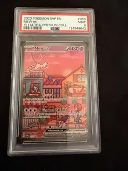 2023 Pokemon SVP EN-SV Promo 151 Ultra Premium Collection #053 Mew EX PSA 9 - Image 1