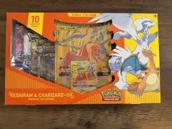 Pokemon TCG Reshiram & Charizard-GX Premium Collection 10 Booster Packed SEALED - Image 1