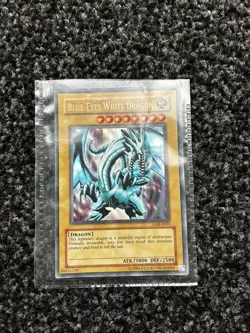 Blue-Eyes White Dragon LOB-E001 Yu-Gi-Oh Legend of Blue Eyes - Image 1