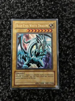 Blue-Eyes White Dragon LOB-E001 Yu-Gi-Oh Legend of Blue Eyes - Image 3