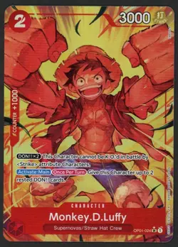 ***FOIL Monkey D Luffy PRB-01 OP01-024-V2 Alternate Art*** One Piece Kid Icarus - Image 1