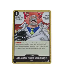 After All These Years I'm Losing My Edge!!! OP11-097 UC A Fist of Divine Speed - Image 1