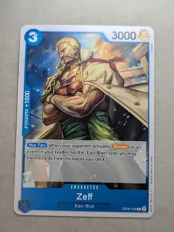 Zeff OP06-048 Wings Of The Captain One Piece Card English - Image 1