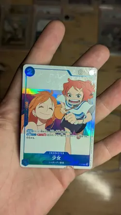 ONE PIECE Card NAMI Girl P-096 Promo Magazine Focus on Fan Letter JP - Image 1