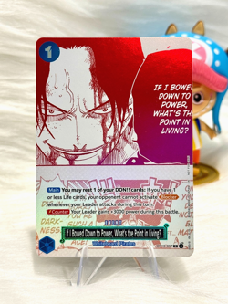 If I Bowed Down to Power OP13-057 - 3rd Anniversary Treasure Campaign Pack Promo - Image 1