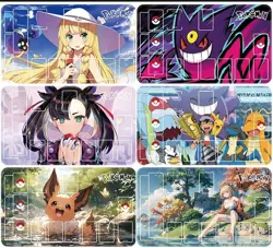 60x35cm Pokemon Playmat With Zones OPCG TCG Card Game Gengar PlayMat Standard - Image 1